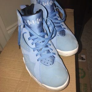 Retro University Blue Air Jordan 7s